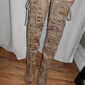 Thigh high boots